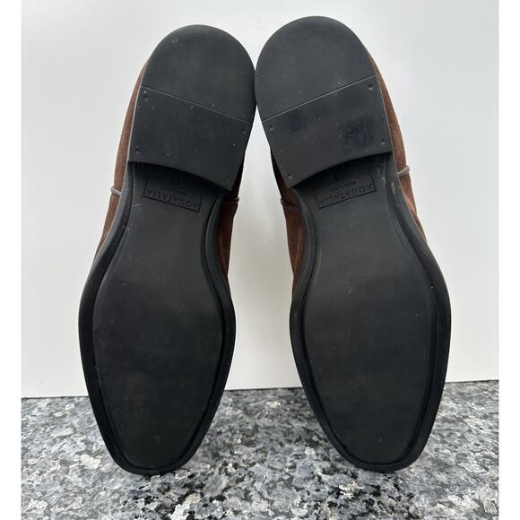 Aquatalia Chelsea Brown Leather Men’s Size 13 Made Italy main image 8